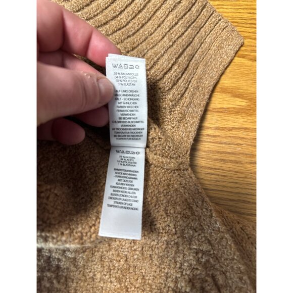 Cupcakes & Cashmere Brown Turtleneck Long Sleeve Sweater Women's Size M - Picture 9 of 10